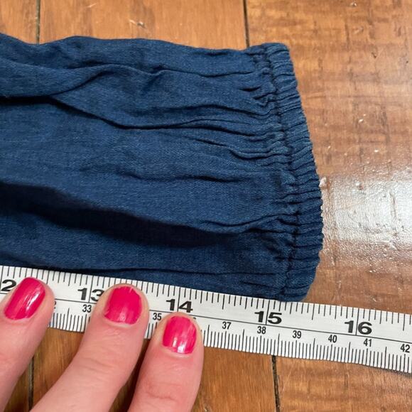 NEW MICHAEL Michael Kors Off-the-Shoulder Dress in Indigo - Picture 13 of 14